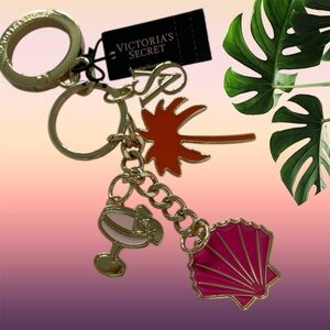 NEW Victoria's Secret  bag Charm Keychain